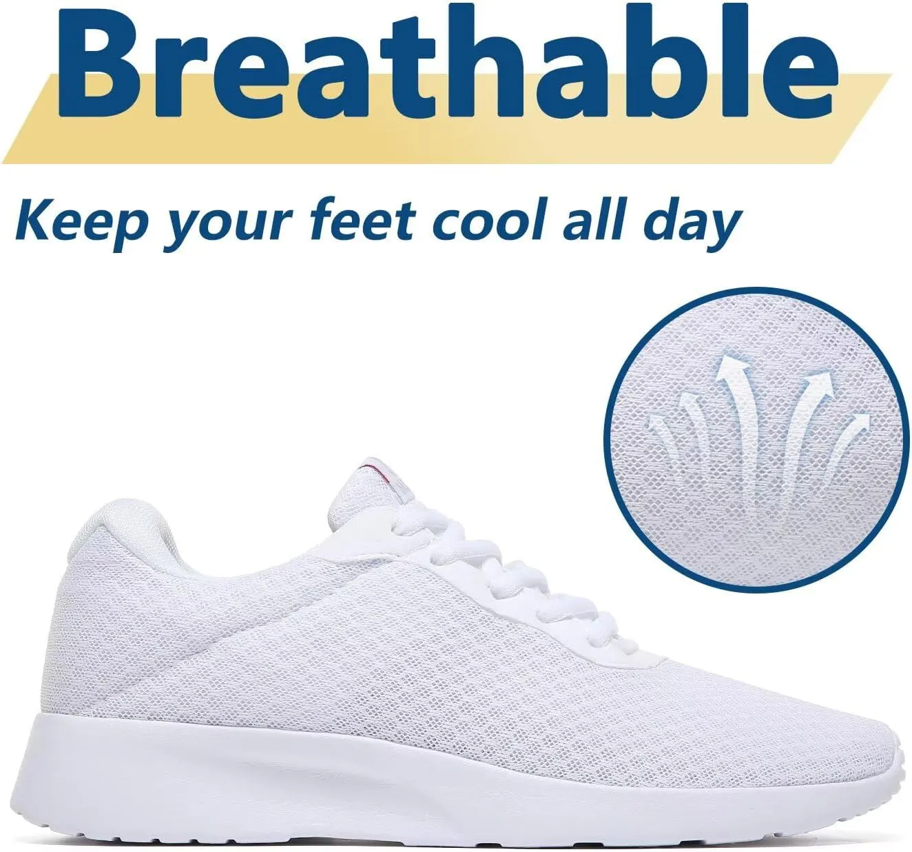 MAIITRIP Womens Walking Shoes,Ultra Lightweight Breathable Tennis Running Shoes Mesh Non-Slip Casual Comfortable Fashion Sneakers Work Gym Workout Athletic Sport Cuhioning Trainers