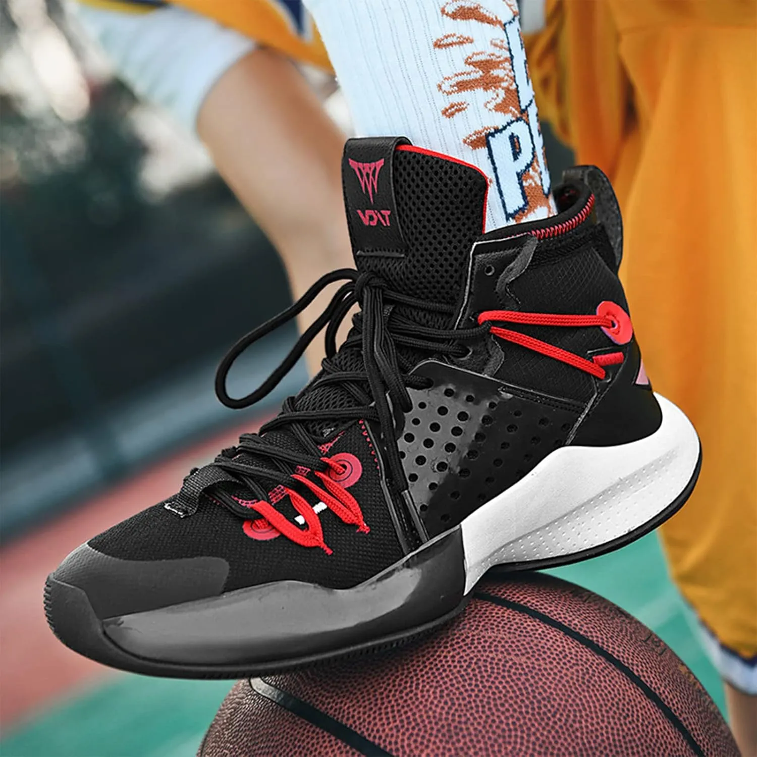 Men's High Top Basketball Shoes Fashion Running Sneakers Non Slip Training Athletic Shoes