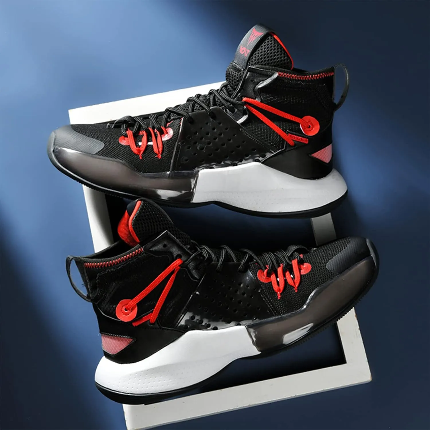 Men's High Top Basketball Shoes Fashion Running Sneakers Non Slip Training Athletic Shoes