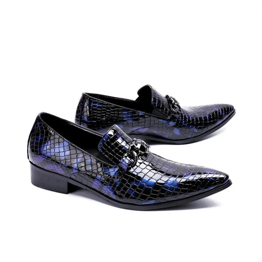 Mens Low Top Slip On Oxford Shoes