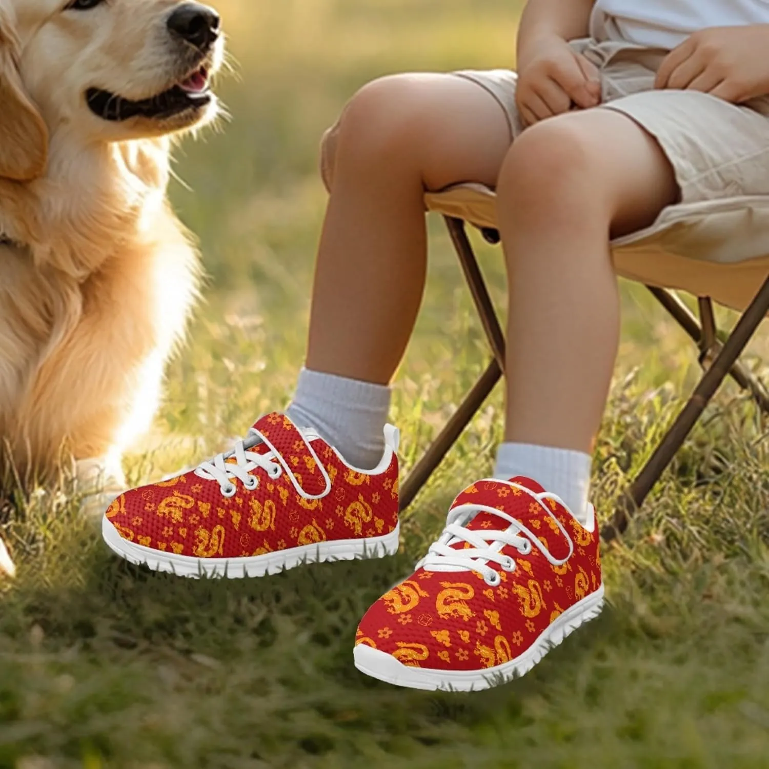 Micoklinlin Kids Sneakers Boys Girls Lightweight Strap Athletic Running Shoes Comfort Running Jogging Tennis Sport Shoes