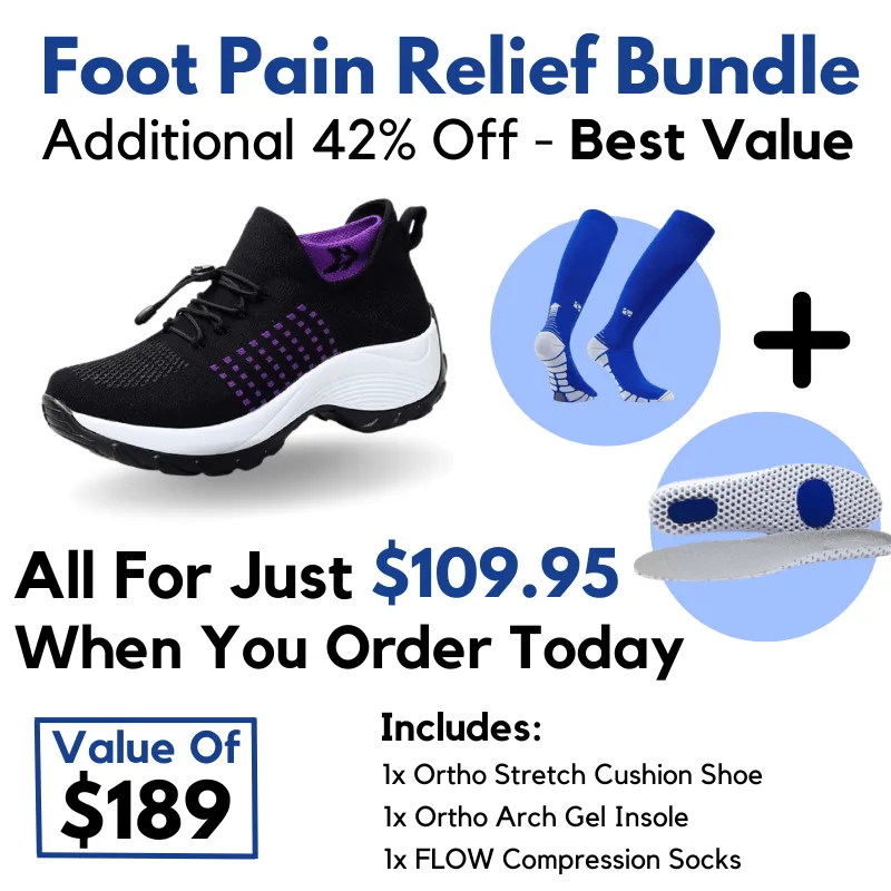 Ortho Stretch Cushion Shoe (Exclusive Bundle Offers)