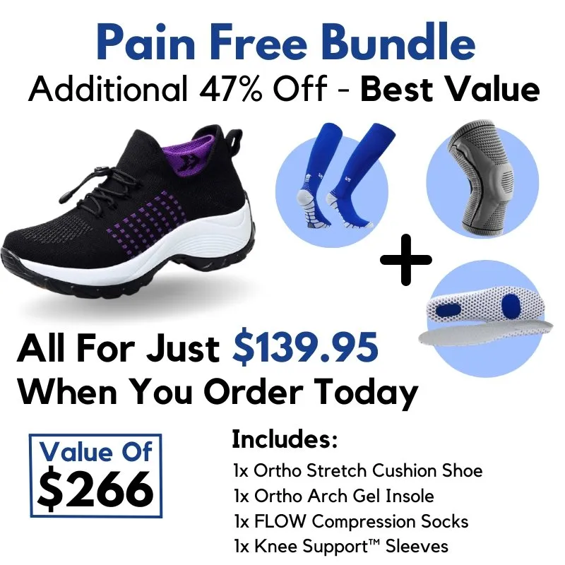 Ortho Stretch Cushion Shoe (Exclusive Bundle Offers)