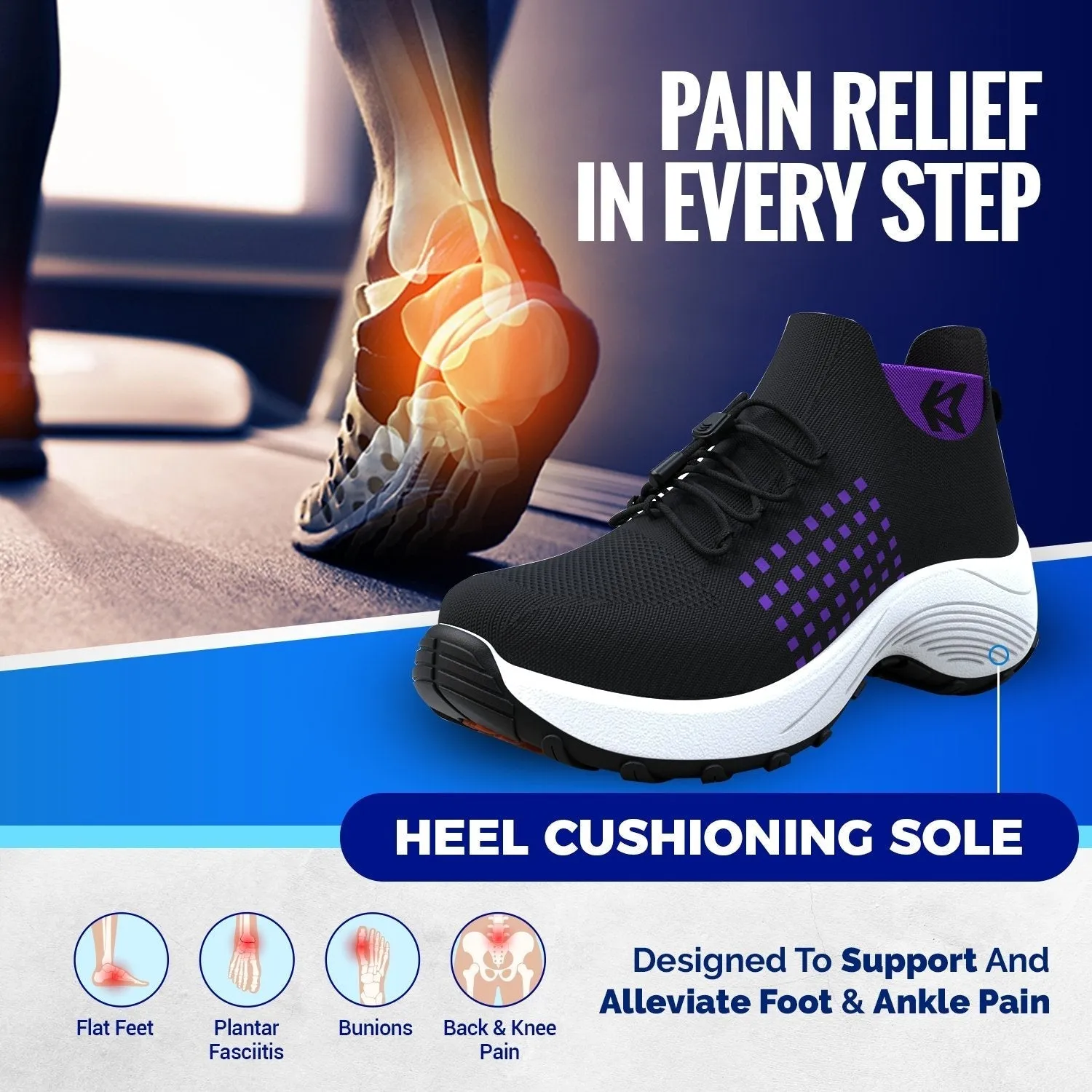 Ortho Stretch Cushion Shoe (Exclusive Bundle Offers)