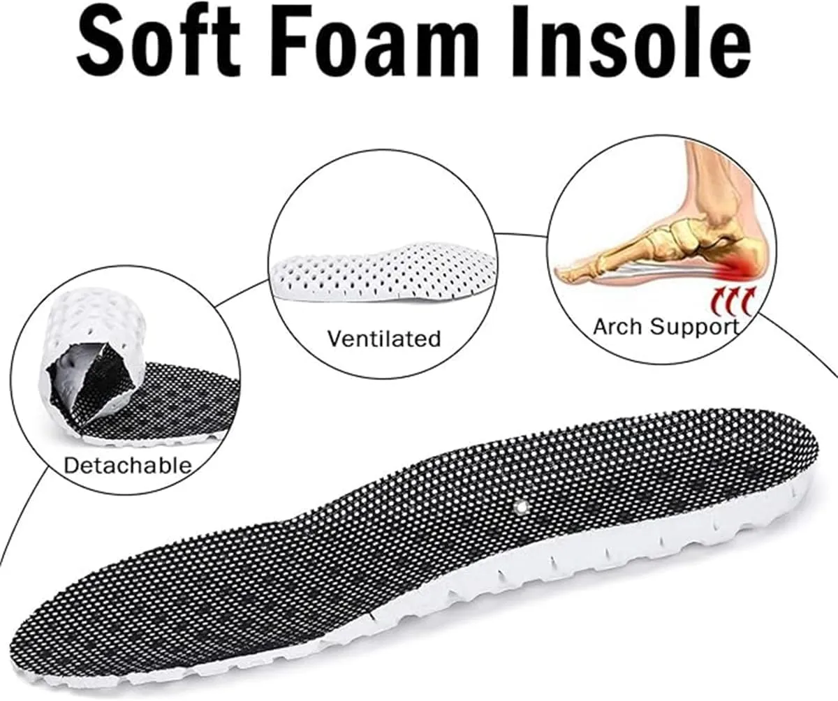 Orthoture Women's Shoes,Air Cushion Slip On Walking Shoes,Arch Support Comfort Breathable Mesh Orthopedic Platform Sneakers