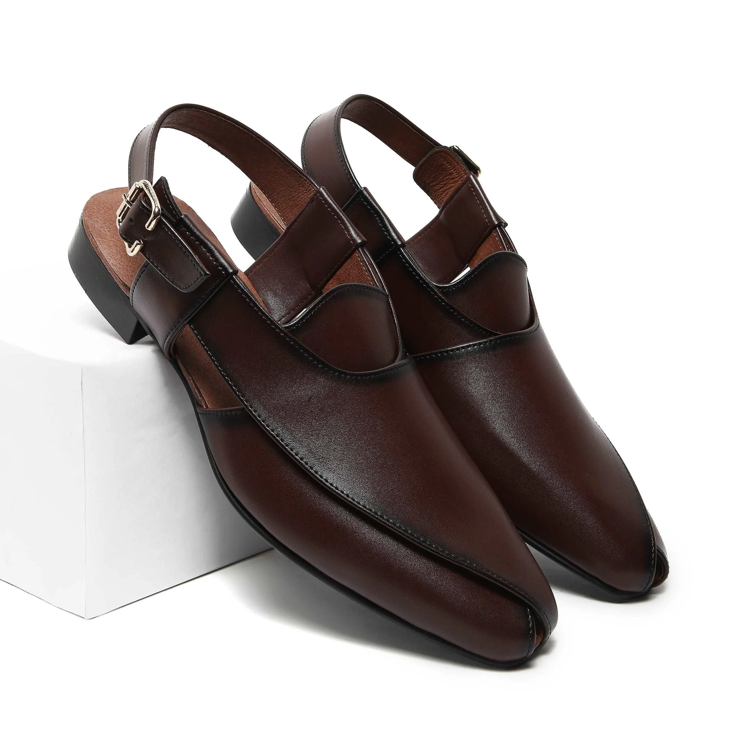 Peshawar | Tan Pathani Sandal