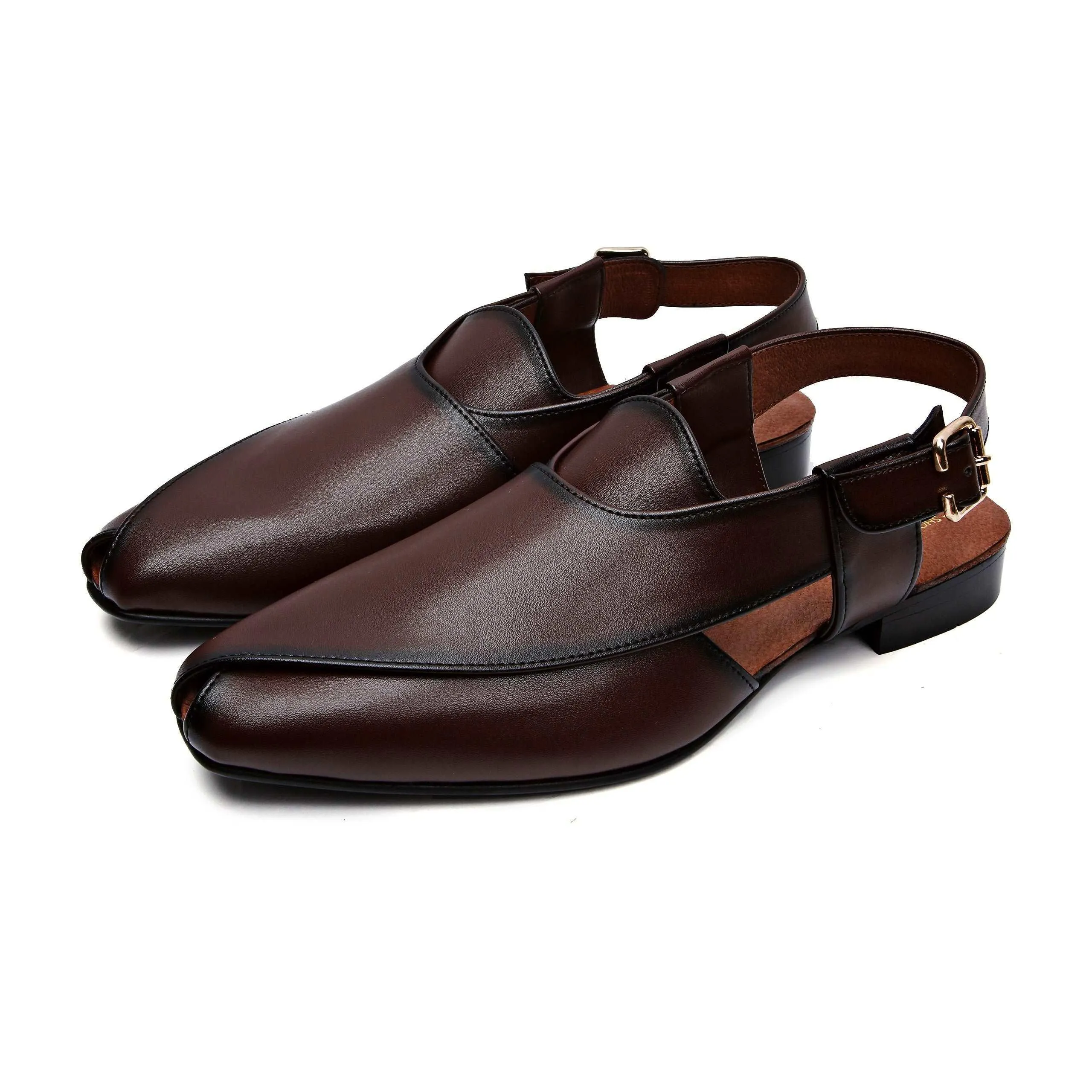 Peshawar | Tan Pathani Sandal