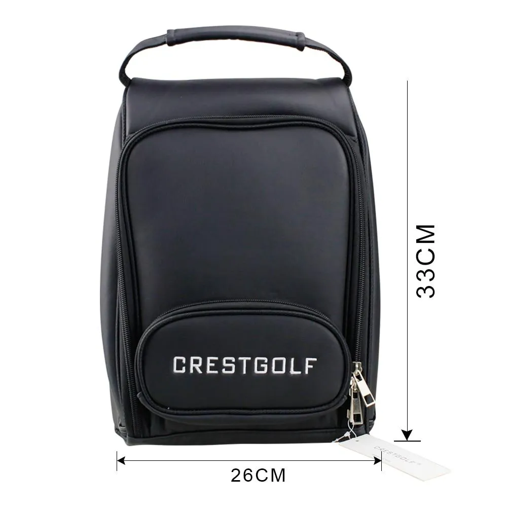 Portable Golf Shoes Leather Travel Bag