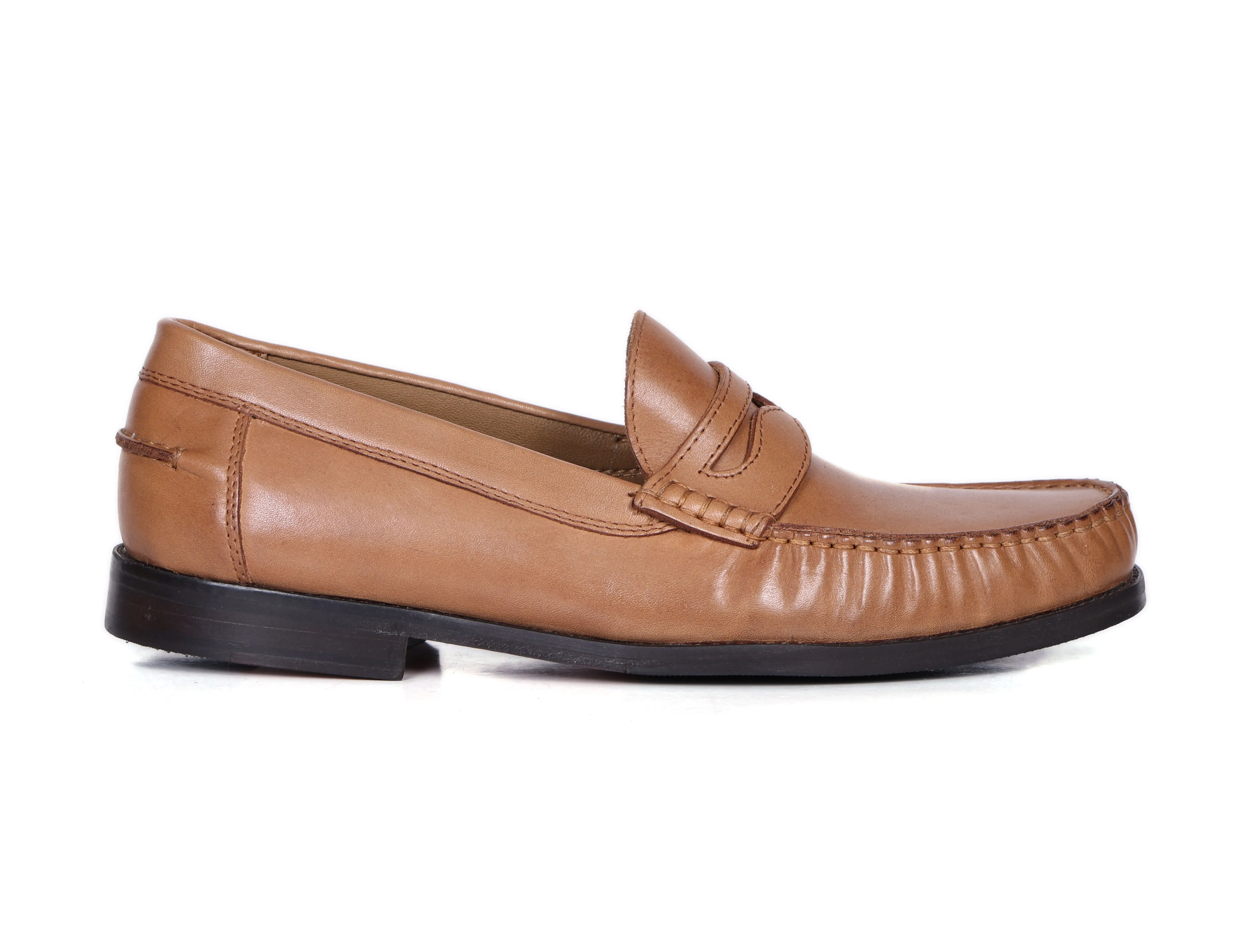 Premium Tan Leather Shoes, Art: LS-1102