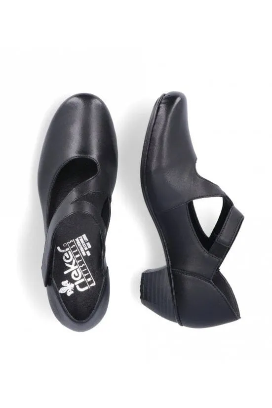 Rieker 41793-02 Black smart shoe