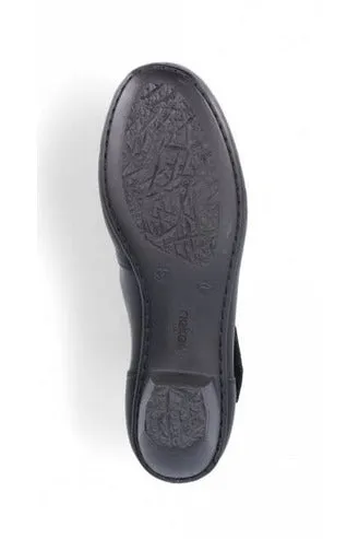 Rieker 41793-02 Black smart shoe