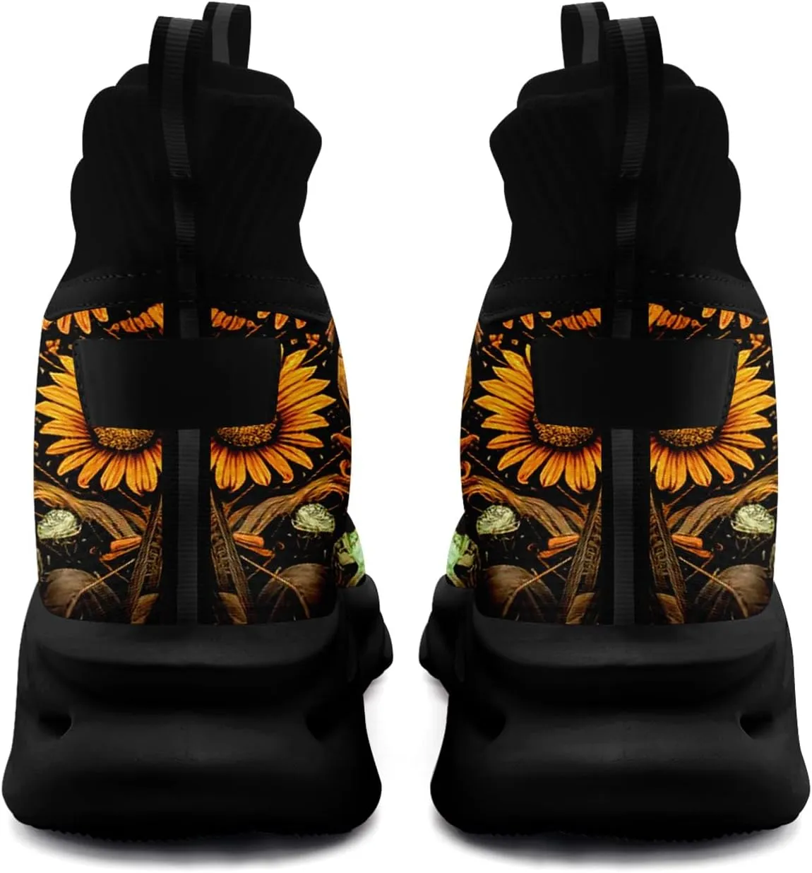 Skull Running Shoes for Men Women Fashion Sneakers Lightweight Breathable Athletic Trainer Walking Tennis Shoes