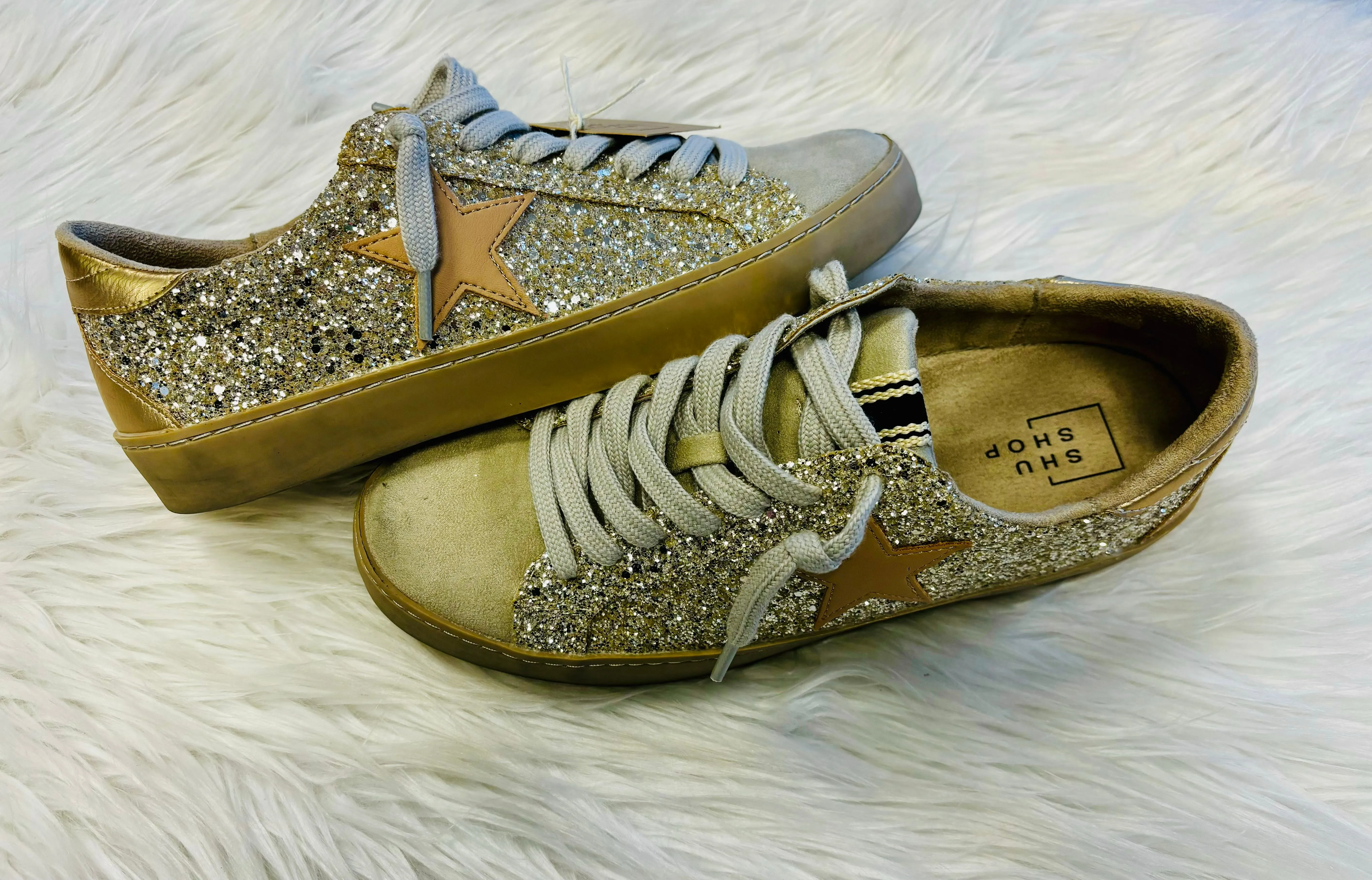 Sterling Glitter Shu Shop Shoes