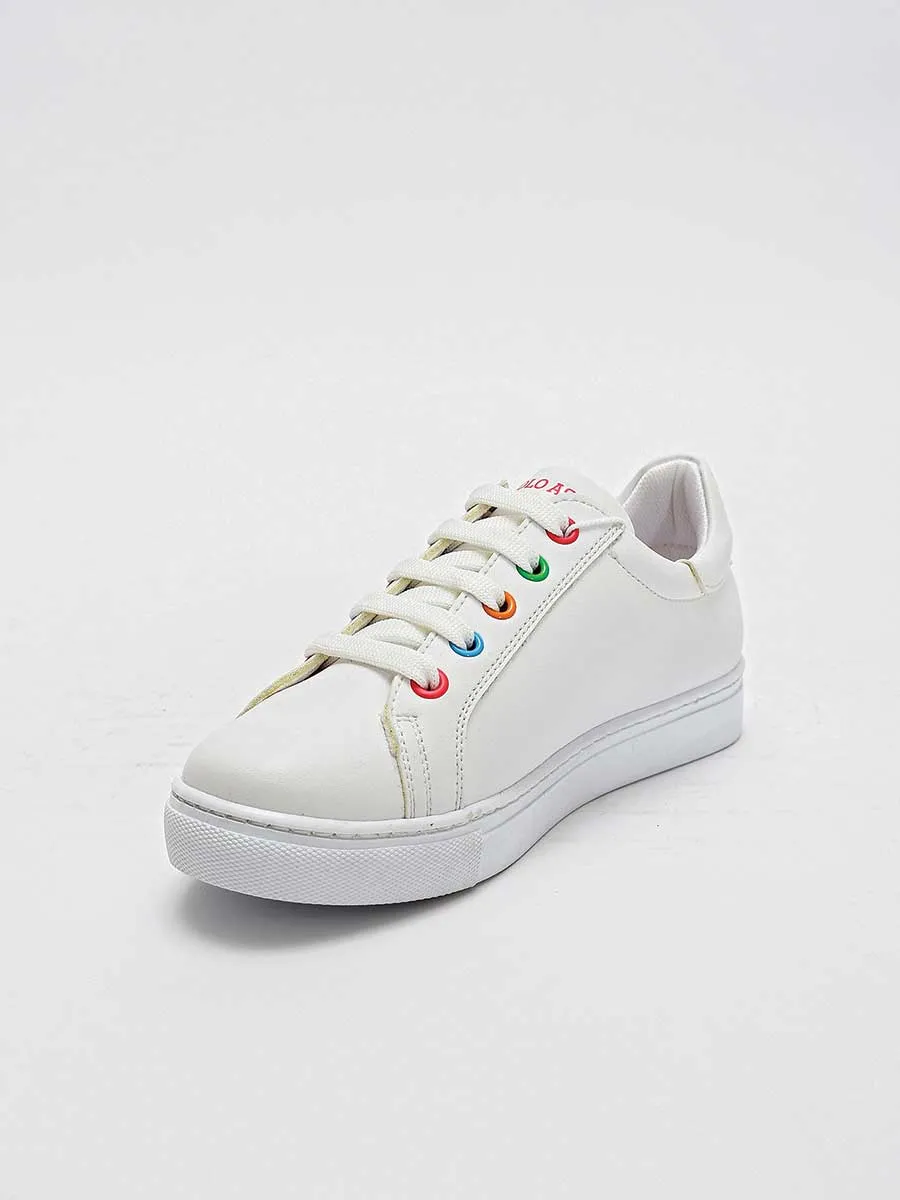 U.S. Polo Assn. Shoes White Girls USSEG002