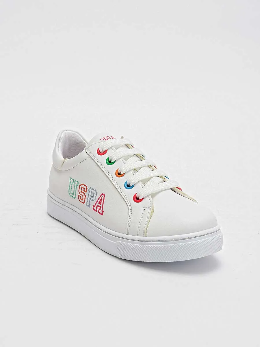 U.S. Polo Assn. Shoes White Girls USSEG002
