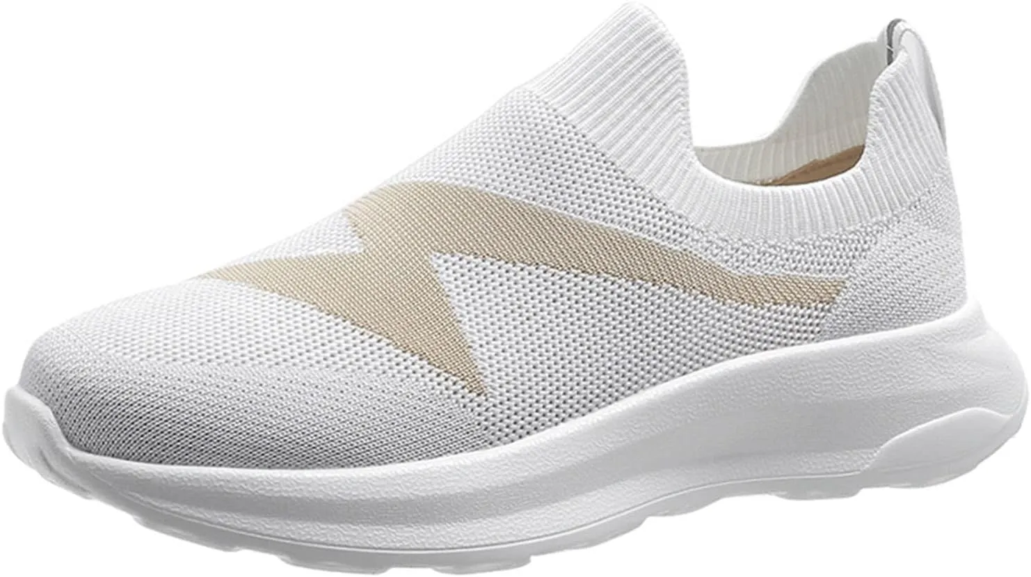 Women Casual Slip On Shoes Comfortable Walking Sneakers Lightweight Canvas Flats Non Slip Breathable Loafers