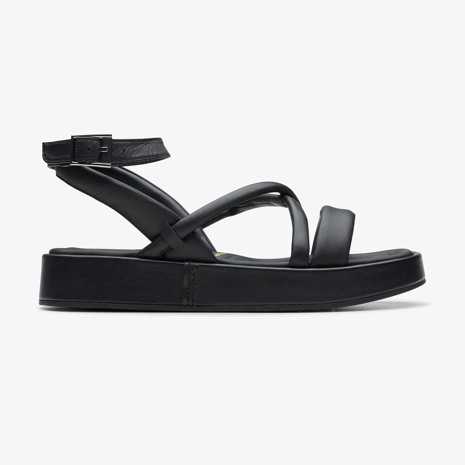 Womens - Alda Cross Black Leather