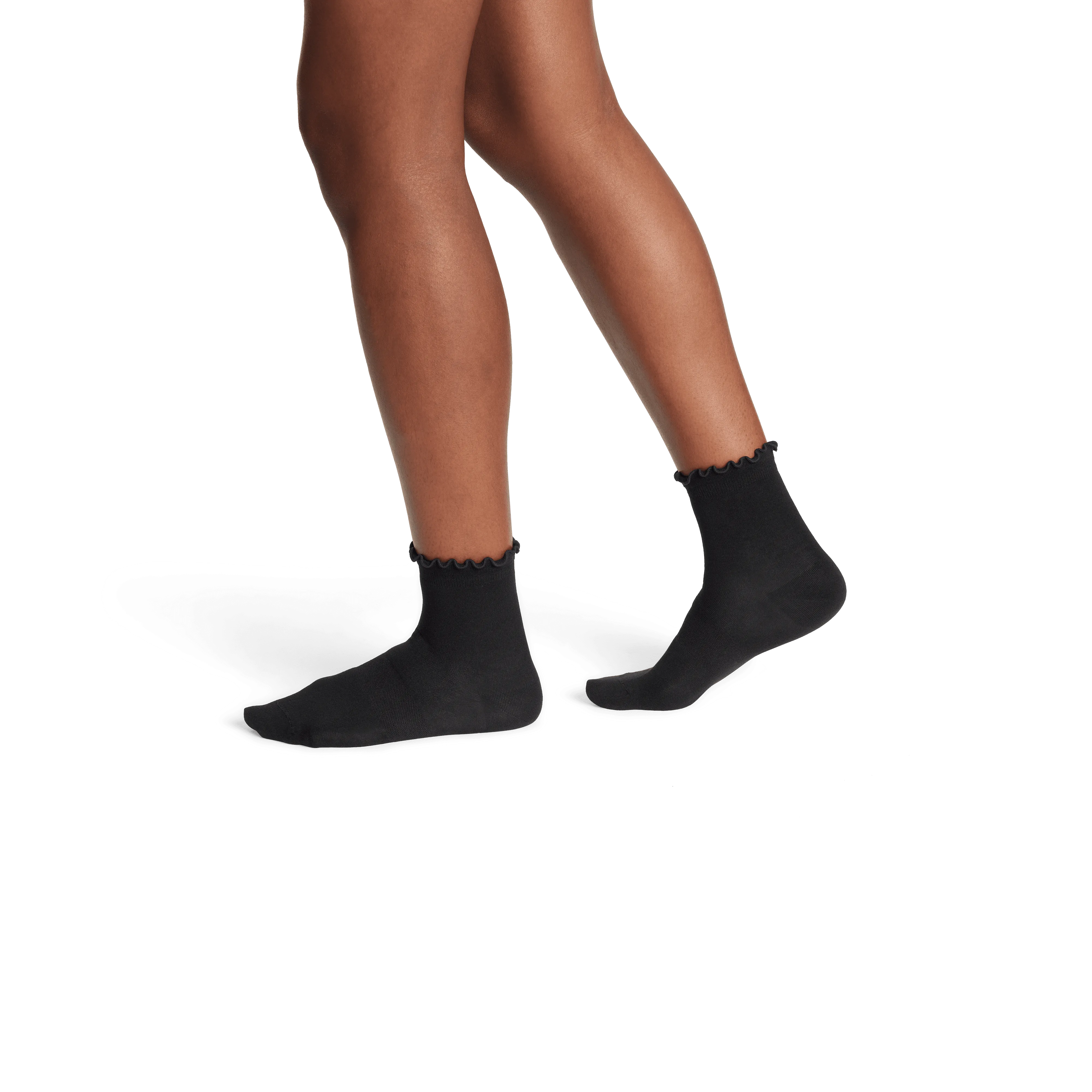 Women's Lightweight Frill Quarter Socks
