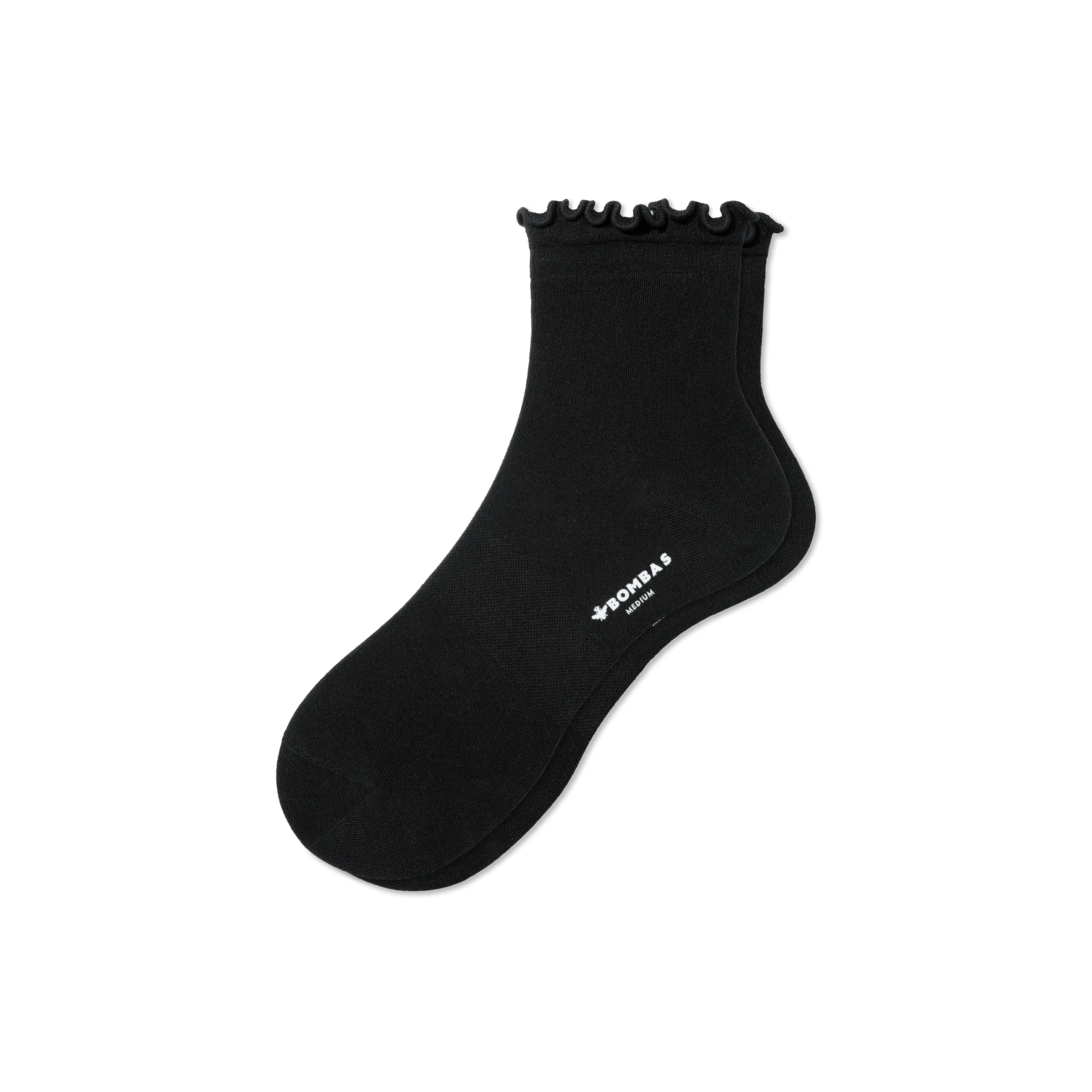 Women's Lightweight Frill Quarter Socks