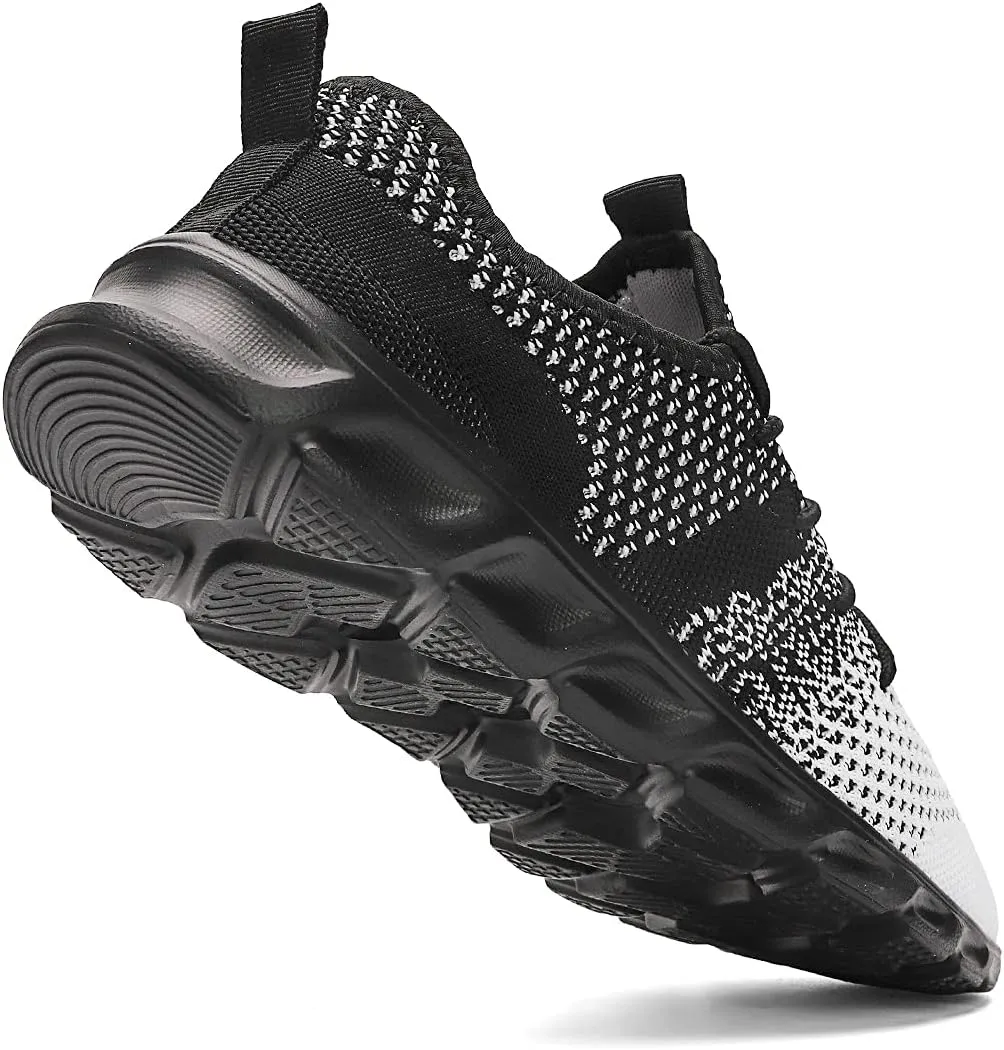 WYGRQBN Mens Tennis Gym Shoes Running Lightweight Breathable Shoes Casual Sneakers