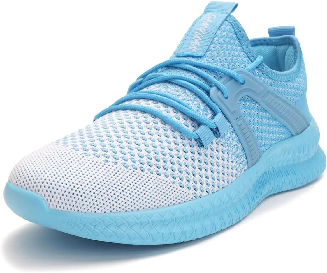 WYGRQBN Mens Tennis Gym Shoes Running Lightweight Breathable Shoes Casual Sneakers