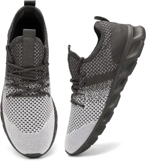 WYGRQBN Mens Tennis Gym Shoes Running Lightweight Breathable Shoes Casual Sneakers