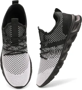 WYGRQBN Mens Tennis Gym Shoes Running Lightweight Breathable Shoes Casual Sneakers