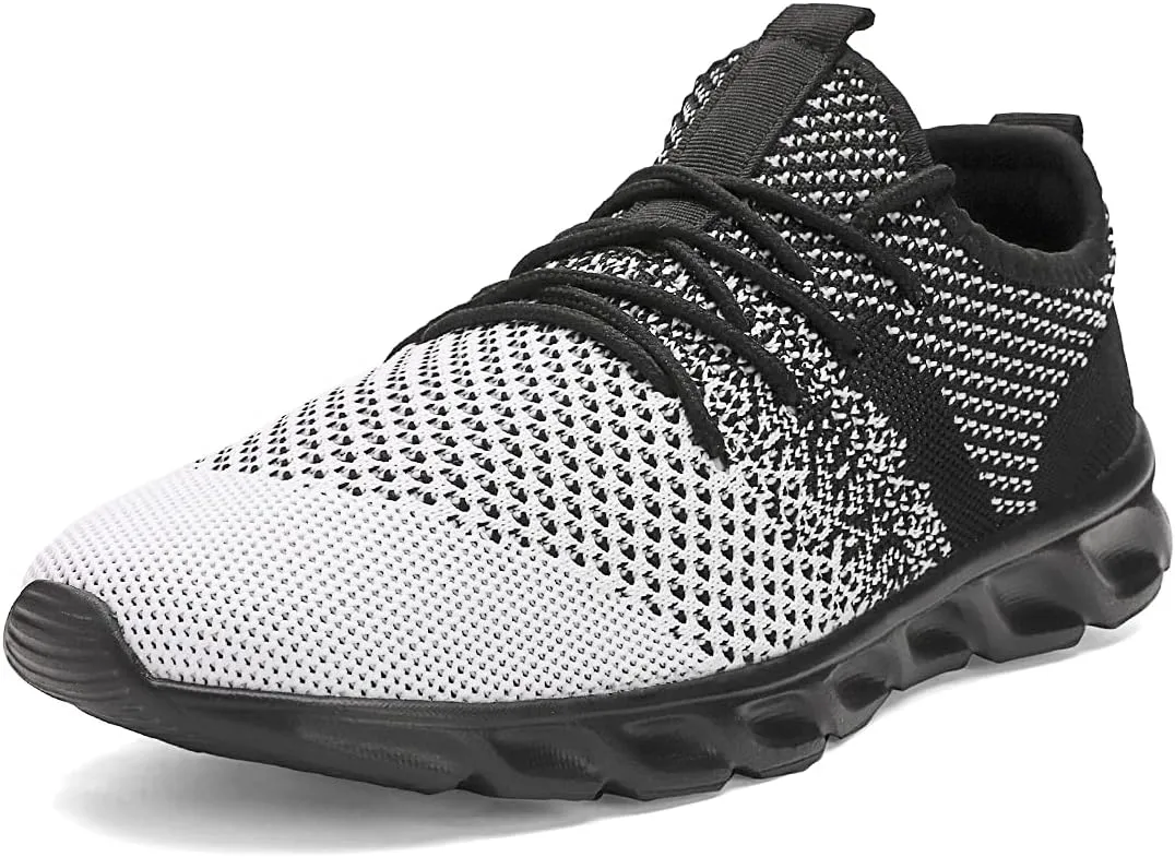 WYGRQBN Mens Tennis Gym Shoes Running Lightweight Breathable Shoes Casual Sneakers